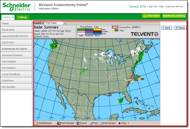 Content display area